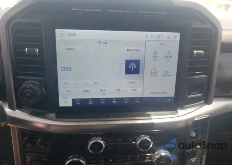 2022 Ford F150 Supercrew из США, поврежденный, VIN 1FTFW1ED7NFA40137